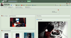 Desktop Screenshot of kristof-clg.deviantart.com