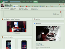 Tablet Screenshot of kristof-clg.deviantart.com