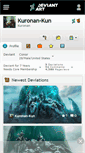 Mobile Screenshot of kuronan-kun.deviantart.com