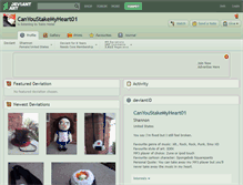 Tablet Screenshot of canyoustakemyheart01.deviantart.com