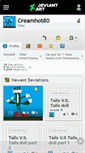 Mobile Screenshot of creamhot80.deviantart.com