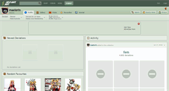 Desktop Screenshot of maelorin.deviantart.com