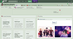 Desktop Screenshot of misscherryvampire.deviantart.com