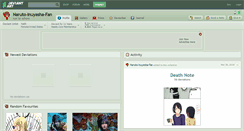 Desktop Screenshot of naruto-inuyasha-fan.deviantart.com