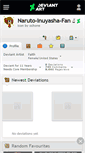 Mobile Screenshot of naruto-inuyasha-fan.deviantart.com