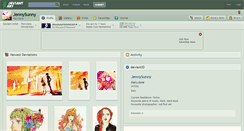 Desktop Screenshot of jennysunny.deviantart.com