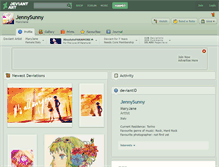 Tablet Screenshot of jennysunny.deviantart.com