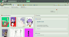 Desktop Screenshot of noodle-is-cute.deviantart.com