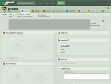 Tablet Screenshot of greedplz.deviantart.com