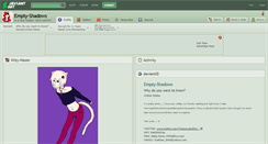 Desktop Screenshot of empty-shadows.deviantart.com