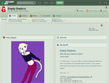 Tablet Screenshot of empty-shadows.deviantart.com