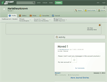 Tablet Screenshot of mariatheunknown.deviantart.com