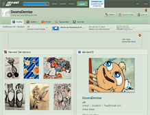 Tablet Screenshot of doomsdemise.deviantart.com