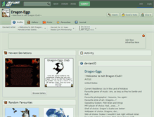 Tablet Screenshot of dragon-eggs.deviantart.com