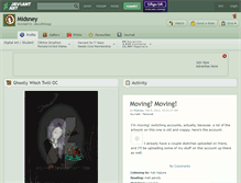 Tablet Screenshot of midsney.deviantart.com