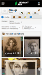 Mobile Screenshot of pin-up.deviantart.com