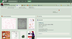 Desktop Screenshot of ebilbunny.deviantart.com