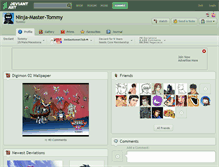 Tablet Screenshot of ninja-master-tommy.deviantart.com