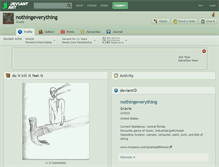 Tablet Screenshot of nothingeverything.deviantart.com