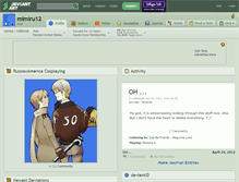 Tablet Screenshot of mimiru12.deviantart.com