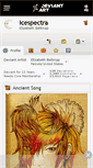 Mobile Screenshot of icespectra.deviantart.com