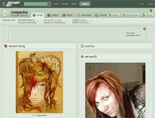 Tablet Screenshot of icespectra.deviantart.com
