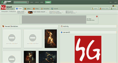 Desktop Screenshot of gesell.deviantart.com