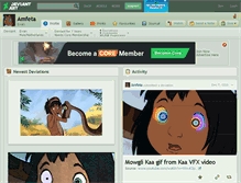 Tablet Screenshot of amfeta.deviantart.com