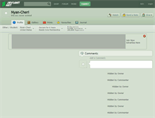 Tablet Screenshot of nyan-cheri.deviantart.com