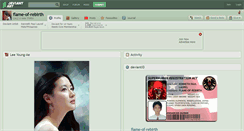 Desktop Screenshot of flame-of-rebirth.deviantart.com