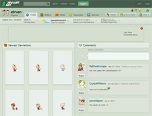 Tablet Screenshot of eivven.deviantart.com