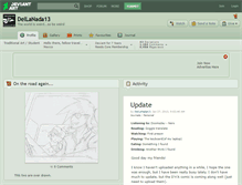 Tablet Screenshot of dellanada13.deviantart.com
