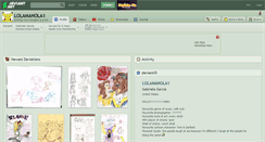 Desktop Screenshot of lolamanola1.deviantart.com