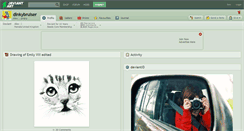 Desktop Screenshot of dinkybruiser.deviantart.com