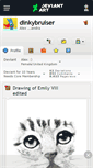 Mobile Screenshot of dinkybruiser.deviantart.com