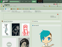 Tablet Screenshot of edgefan.deviantart.com