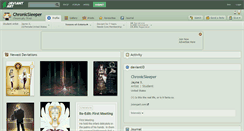 Desktop Screenshot of chronicsleeper.deviantart.com