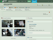 Tablet Screenshot of anna-rosenfeld.deviantart.com
