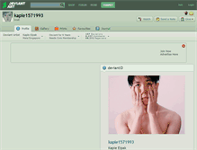 Tablet Screenshot of kapie1571993.deviantart.com
