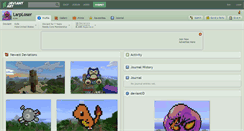 Desktop Screenshot of larploser.deviantart.com