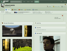 Tablet Screenshot of colonel-juhziz.deviantart.com