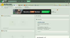 Desktop Screenshot of dumbkawaiiplz.deviantart.com