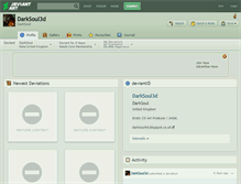 Tablet Screenshot of darksoul3d.deviantart.com