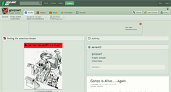 Desktop Screenshot of gonzoart.deviantart.com