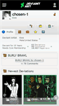 Mobile Screenshot of chosen-1.deviantart.com