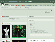 Tablet Screenshot of chosen-1.deviantart.com