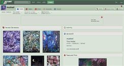 Desktop Screenshot of mushed.deviantart.com