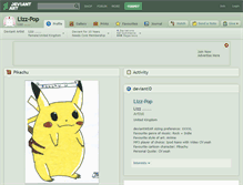 Tablet Screenshot of lizz-pop.deviantart.com