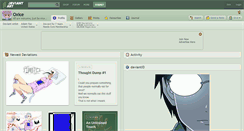 Desktop Screenshot of oxice.deviantart.com