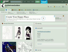 Tablet Screenshot of anndarknessgoddess.deviantart.com